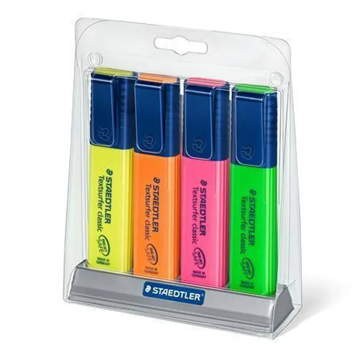 Hauptbild des Produkts Zvýrazňovač "Textsurfer classic 364", 4 barvy, 1-5mm, ve stojánku, STAEDTLER