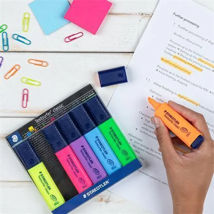 Hauptbild des Produkts Zvýrazňovač "Textsurfer classic 364", sada, 6 barev, 1-5 mm, STAEDTLER