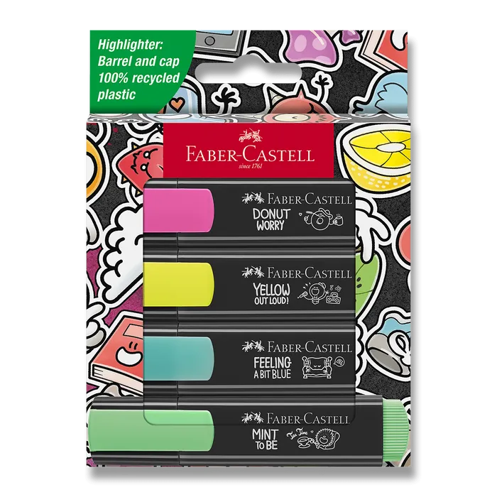 Hauptbild des Produkts Zvýrazňovače Faber-Castell Textliner 46 Graffiti 4 ks