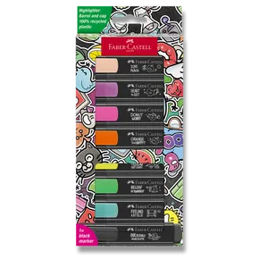 Faber-Castell Textliner 46 Graffiti Highlighter, 8 Stück