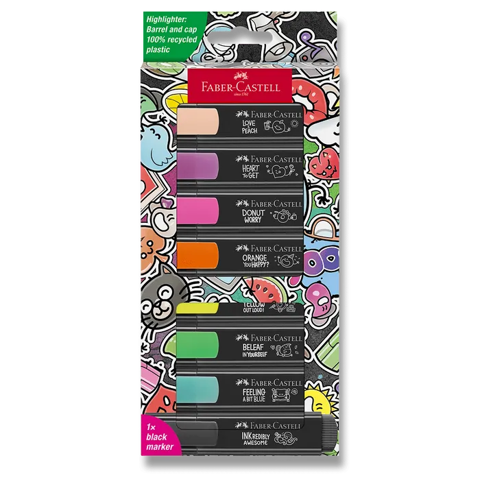 Hauptbild des Produkts Zvýrazňovače Faber-Castell Textliner 46 Graffiti 8 ks