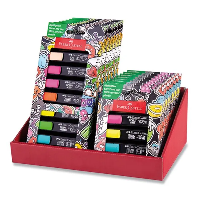 Hauptbild des Produkts Zvýrazňovače Faber-Castell Textliner 46 Graffiti pultový stojánek