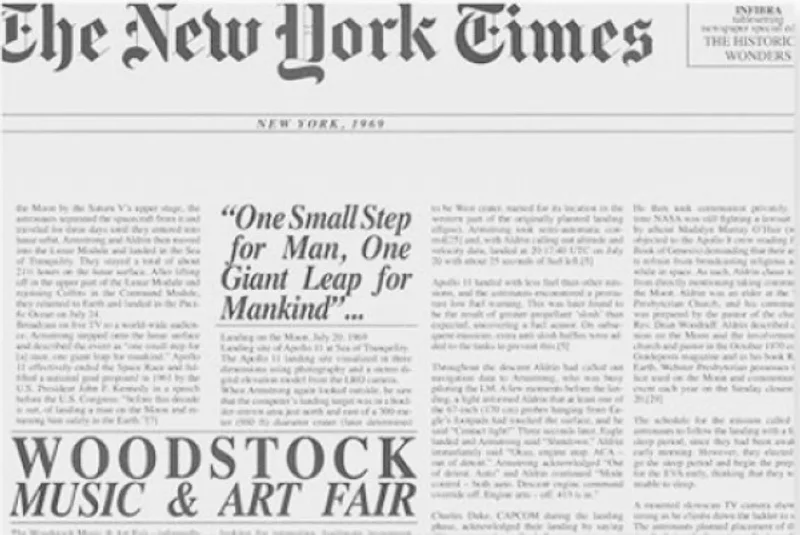 Hauptbild des Produkts zz-Papírové prostírání Newspaper 30 x 45 cm [200 ks]