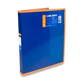 4-Ring-Ordner FolderMate Pop Gear Plus blau