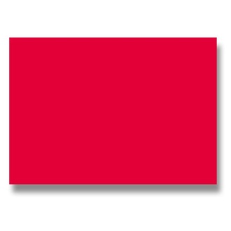 Papírenské zboží - Barevná dopisní karta Clairefontaine červená, A4 [25 ks]
