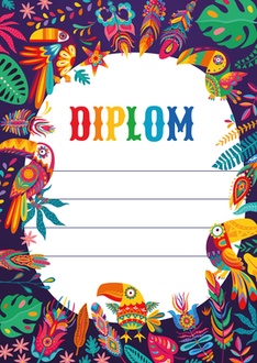 Papírenské zboží - Diplom A5 - Mexiko