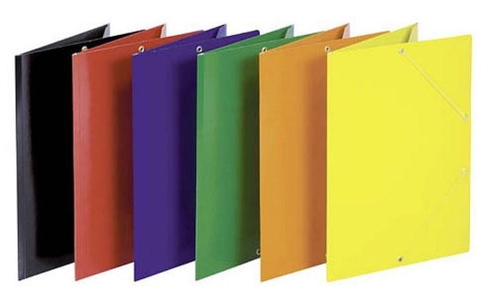 Papírenské zboží - Desky s gumičkou "Standard", červené, karton, A4, DONAU