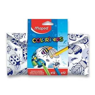Papírenské zboží - Pouzdro na psací potřeby Color’Peps Pencil Case 24 ks