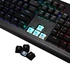 Papírenské zboží - Marvo KG959G, Tastatur US, Game, blaue Schalter, Aufdruck für PUBG typ verkabelt (USB), schwarz, mechanische, RGB-Beleuchtung