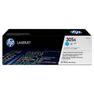 Papírenské zboží - HP originální toner CE411A, cyan, 2600str., HP 305A, HP Color LaserJet Pro M375NW, Pro M4