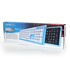 Papírenské zboží - E-BLUE K734, Tastatur US, multimedial, unterbeleuchtet typ verkabelt (USB), weiss