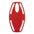 Papírenské zboží - Handy-Halter Bone Bike Tie 3, für Fahrrad, rot, 5.8-7.2&quot;, Silikon, rot