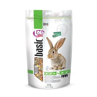 Papírenské zboží - LOLO BASIC kompletní krmivo pro králíky 600 g Doypack 