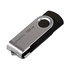 Papírenské zboží - Goodram USB flash disk, USB 3.0 (3.2 Gen 1), 128GB, UTS3, schwarz, UTS3-1280K0R11, USB A, mit einer drehbaren Kappe