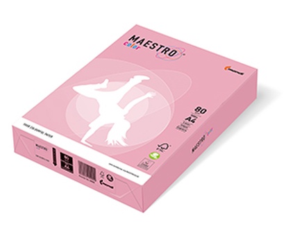 Papírenské zboží - MAESTRO color NEON 80g 500 listů Neon Pink - NEOPI