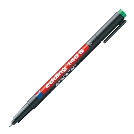Papírenské zboží - Permanentní popisovač "140 S", zelená, OHP, 0,3mm, EDDING