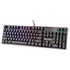 Papírenské zboží - A4Tech B820R, Tastatur CZ, Game, unterbeleuchtet typ verkabelt (USB), schwarz, mechanische