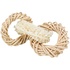 Papírenské zboží - Ineinandergreifende Ringe für Nagetiere, Luffa, Rattan, Maisblatt, 13 cm