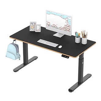 Papírenské zboží - Dětský pracovní stůl, elektricky nastavitelná výška, černá deska, 120X60 cm, 55-81 cm, PU