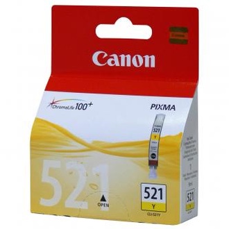 Papírenské zboží - Canon originální ink CLI521Y, yellow, 505str., 9ml, 2936B001, Canon iP3600, iP4600, MP620