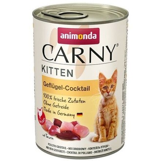 Papírenské zboží - ANIMONDA konzerva CARNY Kitten - drůbeží koktejl 400g 