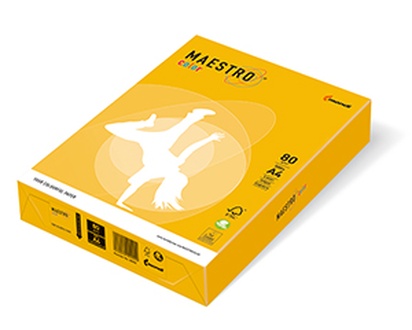 Papírenské zboží - MAESTRO color INTENSIV 80g 500 listů Sun Yellow - SY40