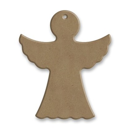 Papírenské zboží - Dřevěný výřez Aladine Gomille - Anděl