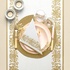Papírenské zboží - Zentralgürtel PAW AIRLAID 40 cm x 24 m Goldenes Ornament