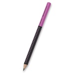 Papírenské zboží - Grafitová tužka Jumbo Grip Two Faber-Castell 511911, růžová / černá