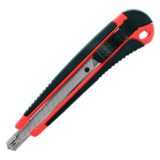 Papírenské zboží - nůž ořezávací SX71-1 červený