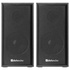Papírenské zboží - Defender Lautsprechers SPK 240, 2.0, 2x3W, schwarz, Lautstärkeregler, aus Holz, 100Hz~18kHz