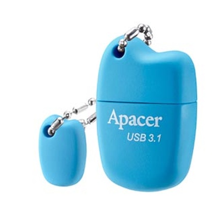 Papírenské zboží - Apacer USB flash disk, USB 3.0 (3.2 Gen 1), 8GB, AH159, modrý, AP8GAH159U-1, USB A, s kry