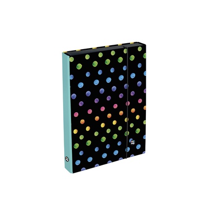 Papírenské zboží - Box na sešity A5 Jumbo OXY GO Dots