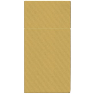 Papírenské zboží - Ubrousky na příbory PAW AIRLAID 40x40 cm My Monocolor gold [25 ks]