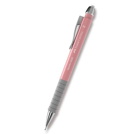 Papírenské zboží - Mechanická tužka Apollo, 0.5 mm, růžová Faber-Castell 232501