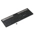 Papírenské zboží - Powerton SolarSlim, Solar Keyboard integrovaná, US, Multi-Device typ 2.4 GHz Dongle + Dual Bluetooth, schnurlos, schwarz