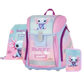 Papírenské zboží - Školní set 3ks PREMIUM LIGHT Axolotl