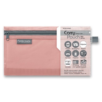 Papírenské zboží - Síťovaná plastová obálka Foldermate Pop Gear DL, růžová