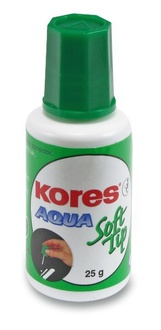 Papírenské zboží - Opravný lak Kores Aqua Soft houbička, 25 g