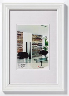 Papírenské zboží - Fotorámeček "Grado", bílá, 10x15 cm, dřevo