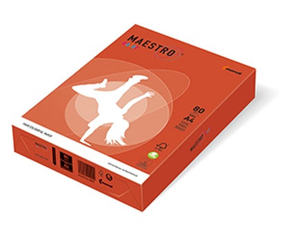 Papírenské zboží - MAESTRO color INTENSIV 80g 500 listů Brick Red - ZR09