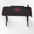Papírenské zboží - ULTRADESK Spieltisch LEVEL RED, 140x66cm, 72-124cm, mit XXL-Mauspad