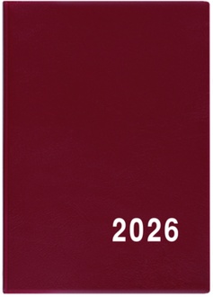 Papírenské zboží - Týdenní diář - Hynek - PVC - bordó