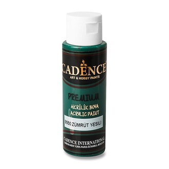Papírenské zboží - Akrylové barvy Cadence Premium 70 ml, smaragdová