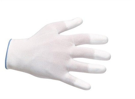 Papírenské zboží - Pracovní rukavice máčené na prstech v polyuretanu, velikost L