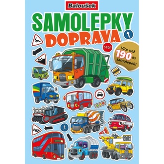 Papírenské zboží - Samolepkový sešit - Doprava