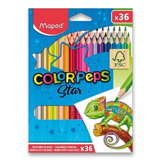 Papírenské zboží - Pastelky Maped Color´Peps, 36 barev