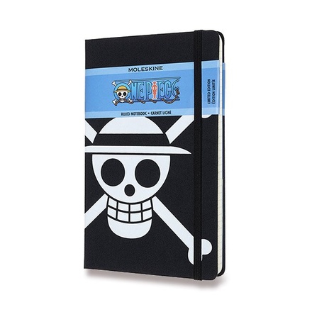 Papírenské zboží - Zápisník Moleskine One piece - tvrdé desky L, linkovaný, černý