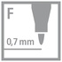 Papírenské zboží - Fasermarker STABILO Trio A-Z – 144er-Box – 12 Farben