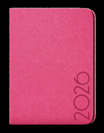 Papírenské zboží - Týdenní diář - Zoro - Tora - A5 - růžová